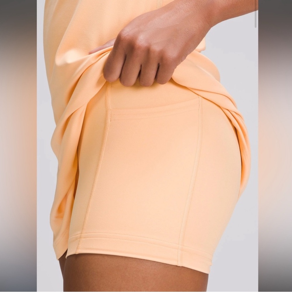 Lululemon Align Tank Dress Peach Bellini Size 0 - Picture 3 of 5